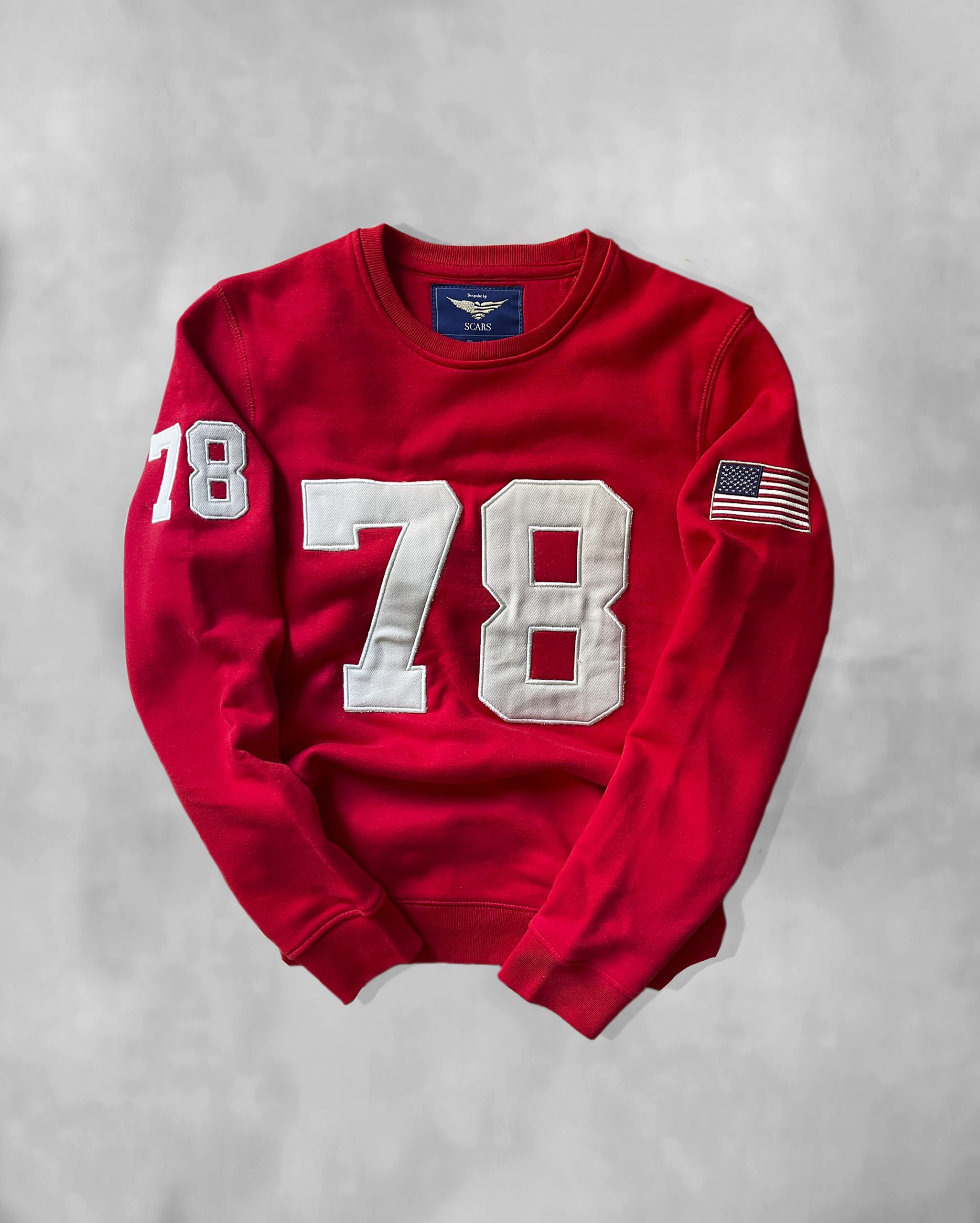 SUDADERA 78 RED SCARS MUJER