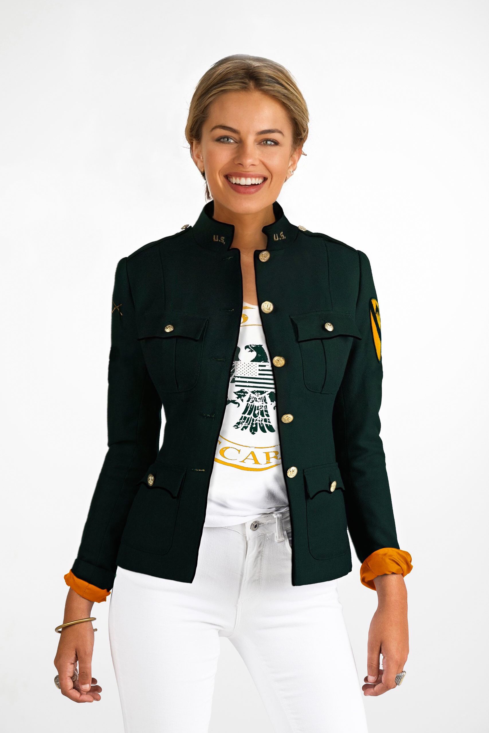 CHAQUETA MILITAR MUJER CAVALRY SCARS