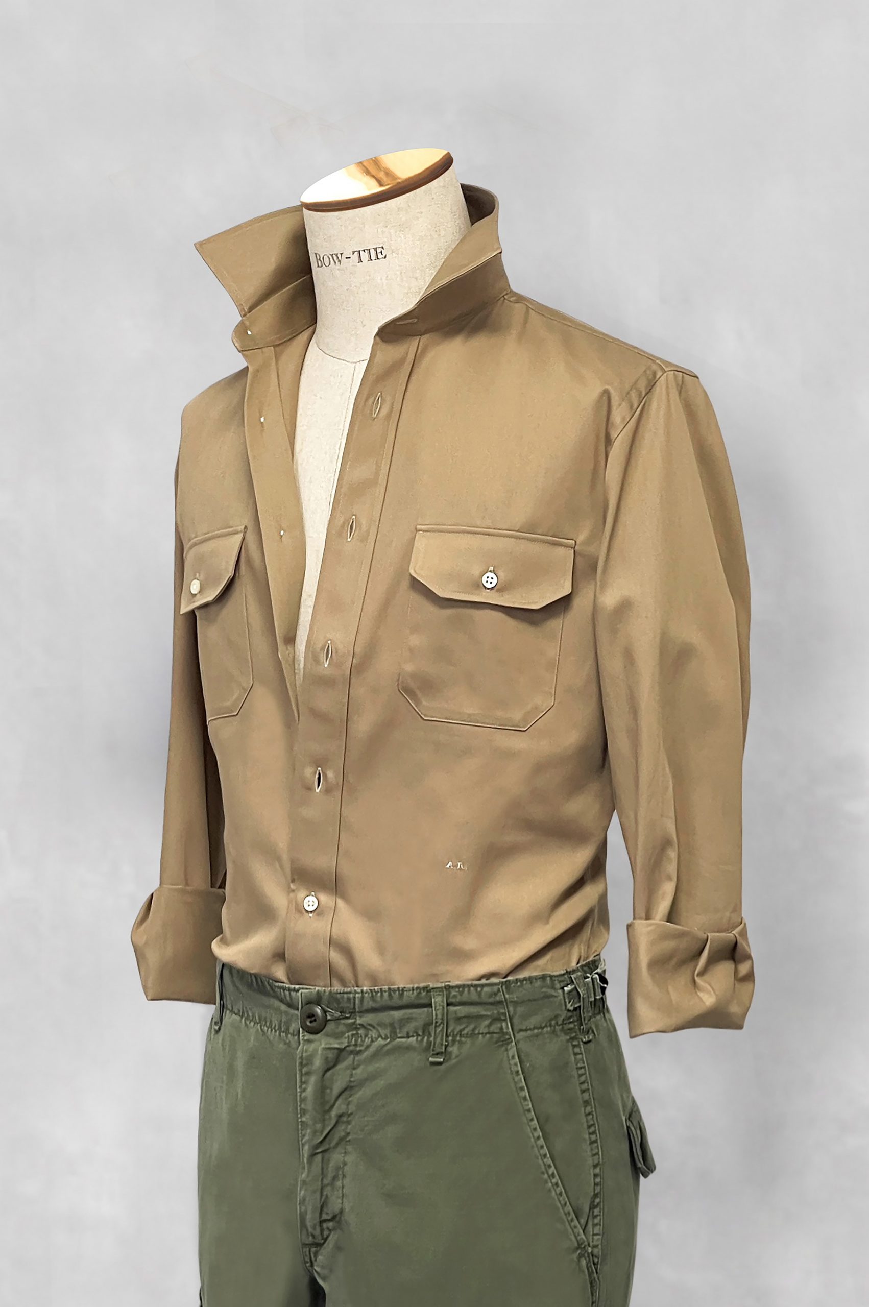 CAMISA SAFARI CAMEL SCARS