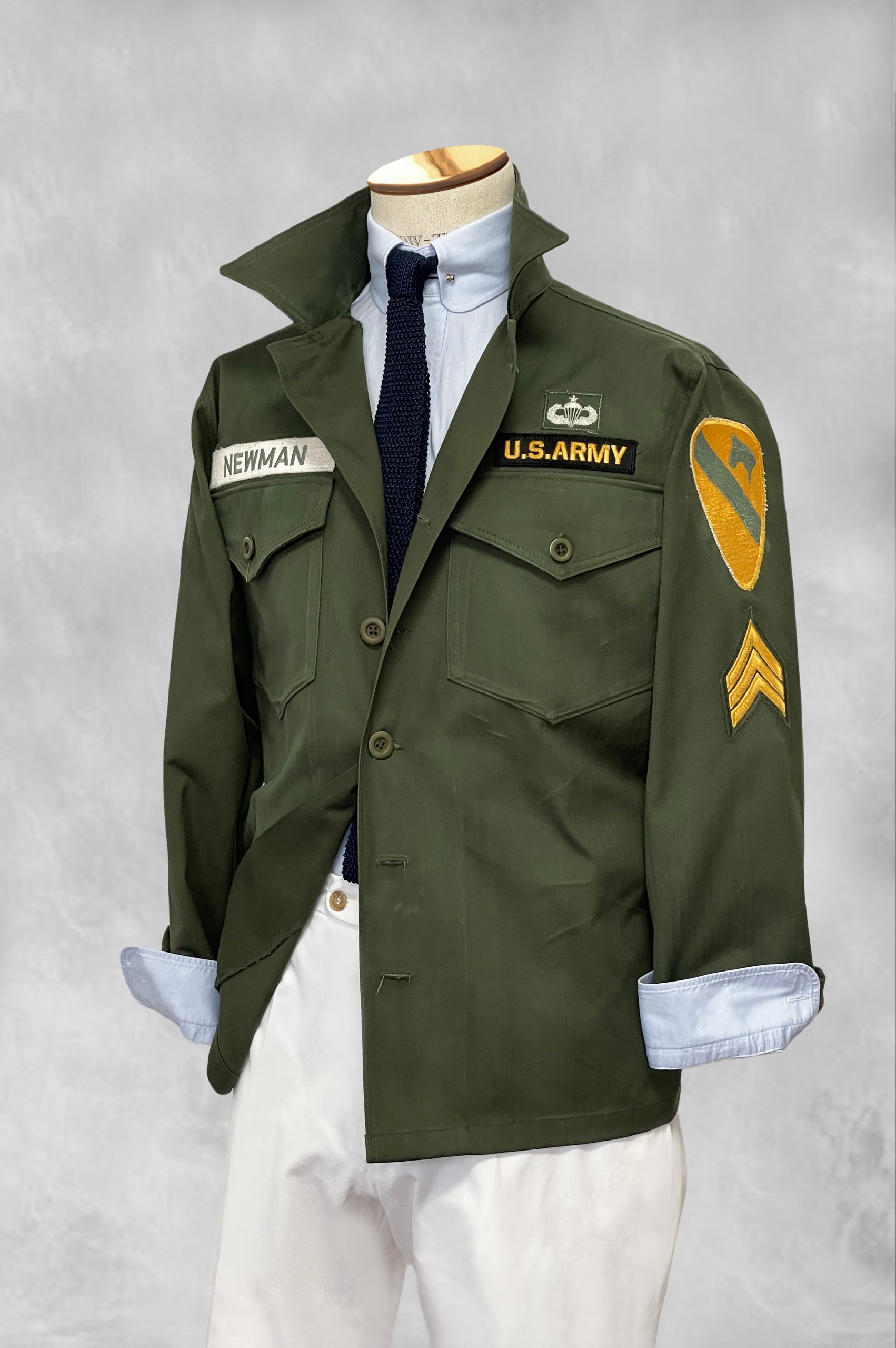 CHAQUETA MILITAR HOMBRE MUSTARD CAVALRY SCARS