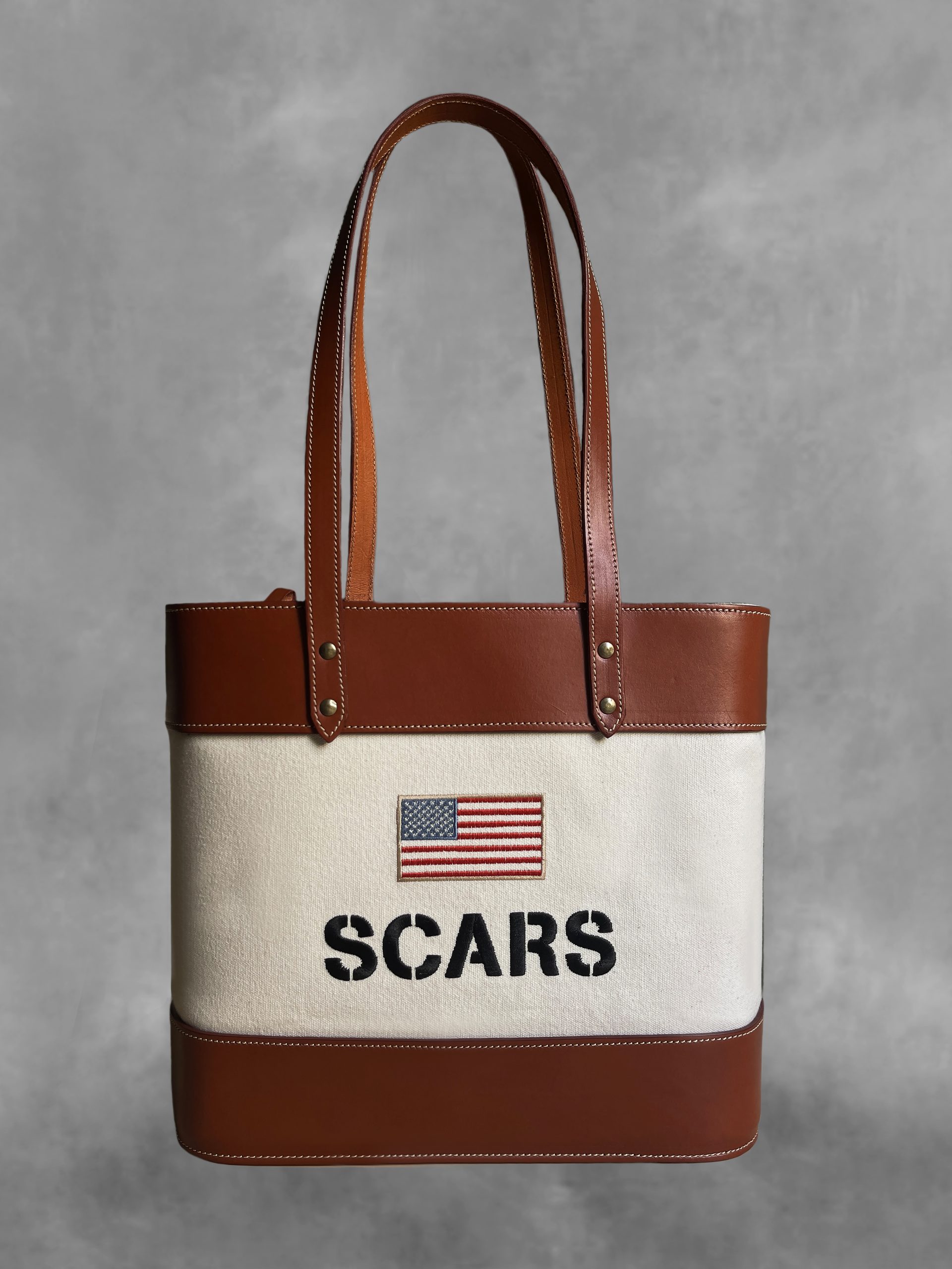 BOLSO MILITAR PIEL USA FLAG 1942 UNISEX MINI