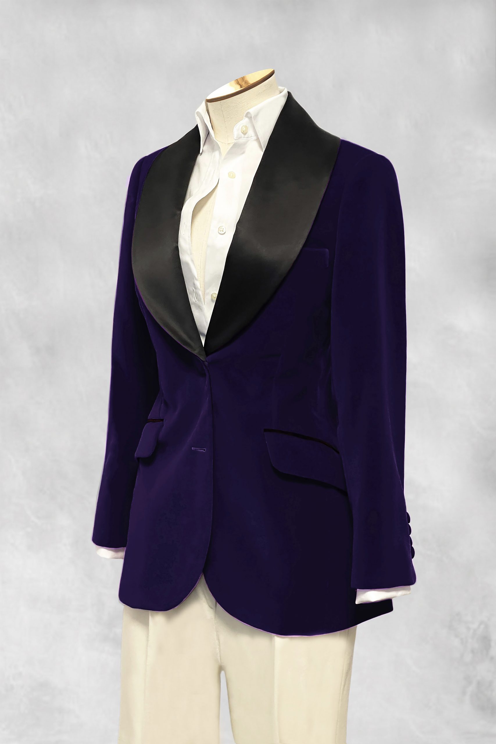 BLAZER PURPLE VELVET SCARS