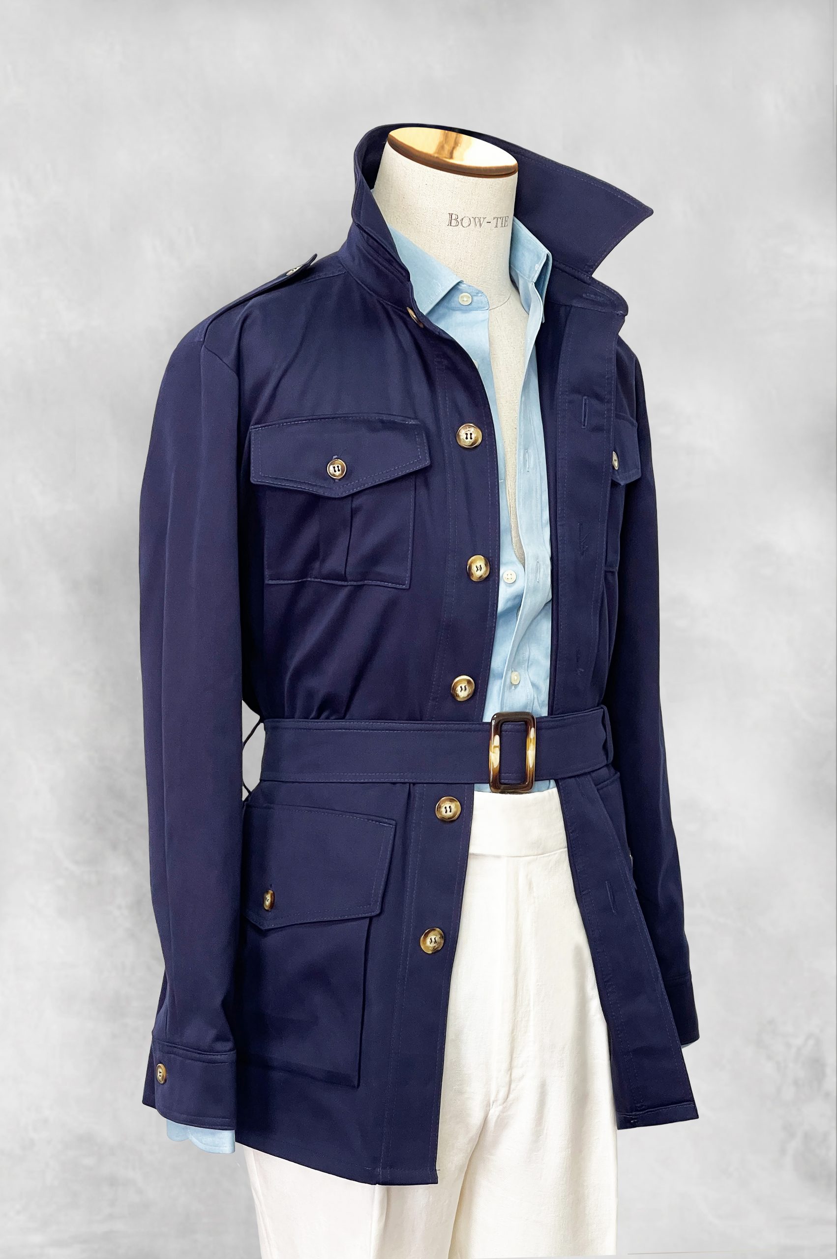 CHAQUETA HOMBRE SAHARIAN BLUE NAVY SCARS