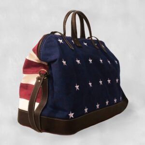 BOLSO DE VIAJE MILITAR USA FLAG SCARS