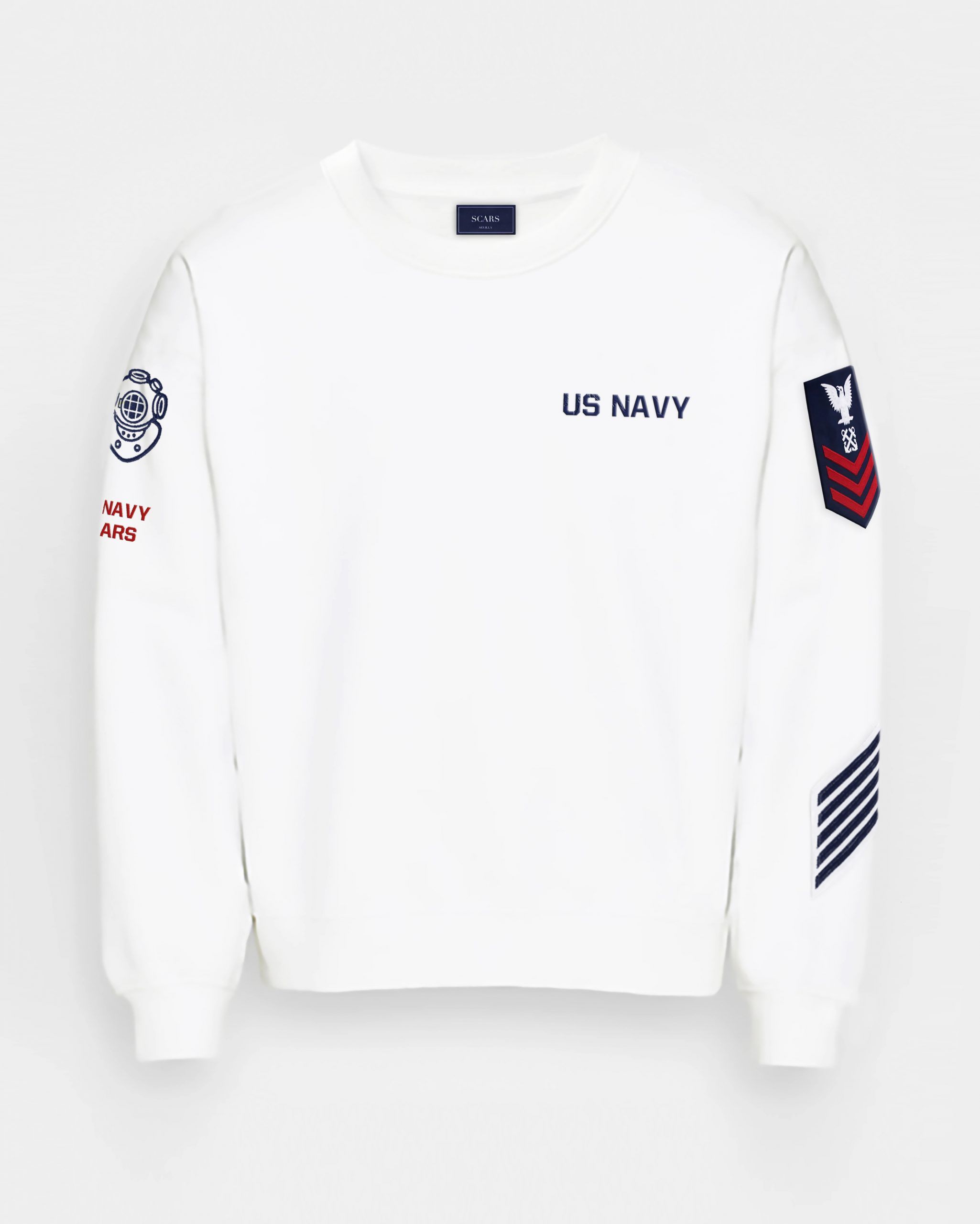 SUDADERA US NAVY SCARS
