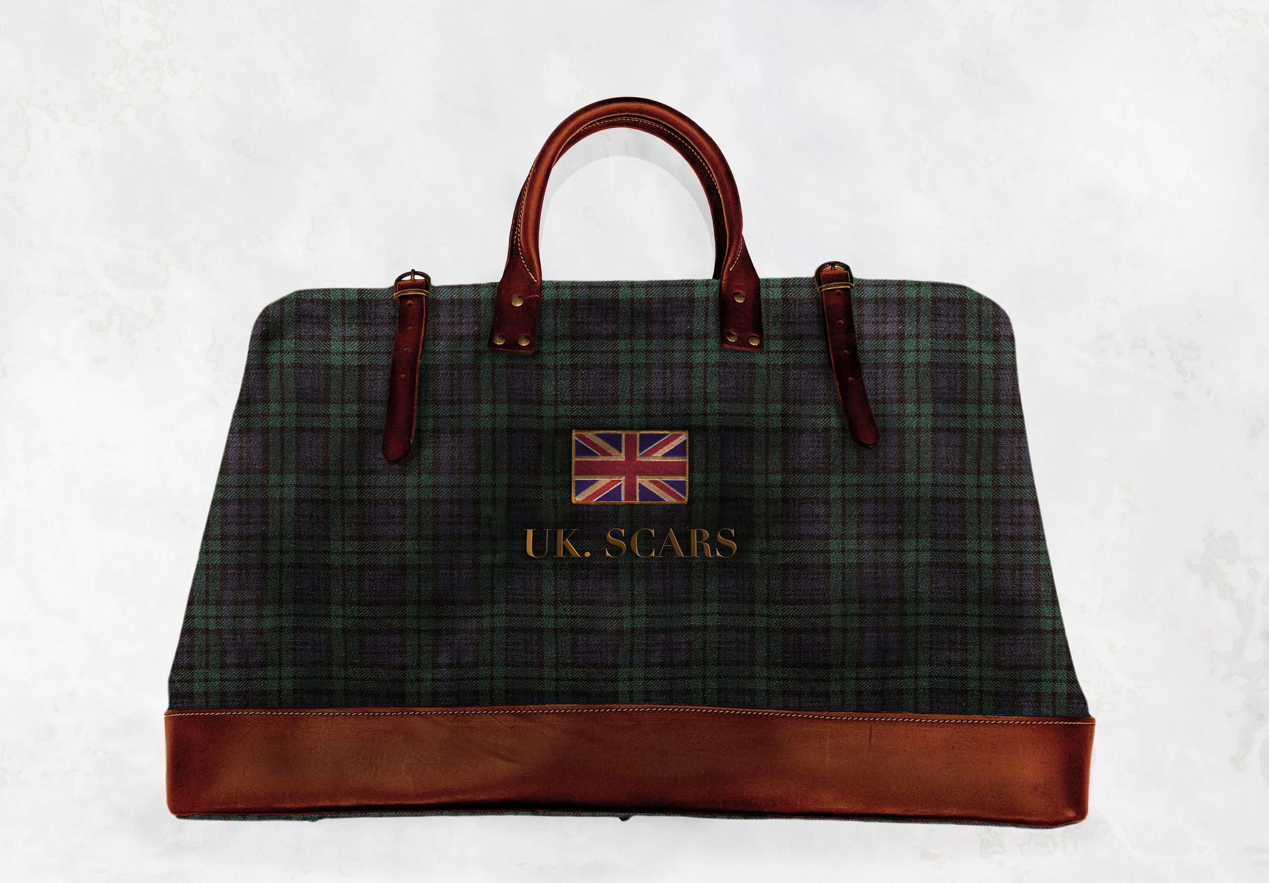 BOLSO DE VIAJE MILITAR TARTAN UK SCARS