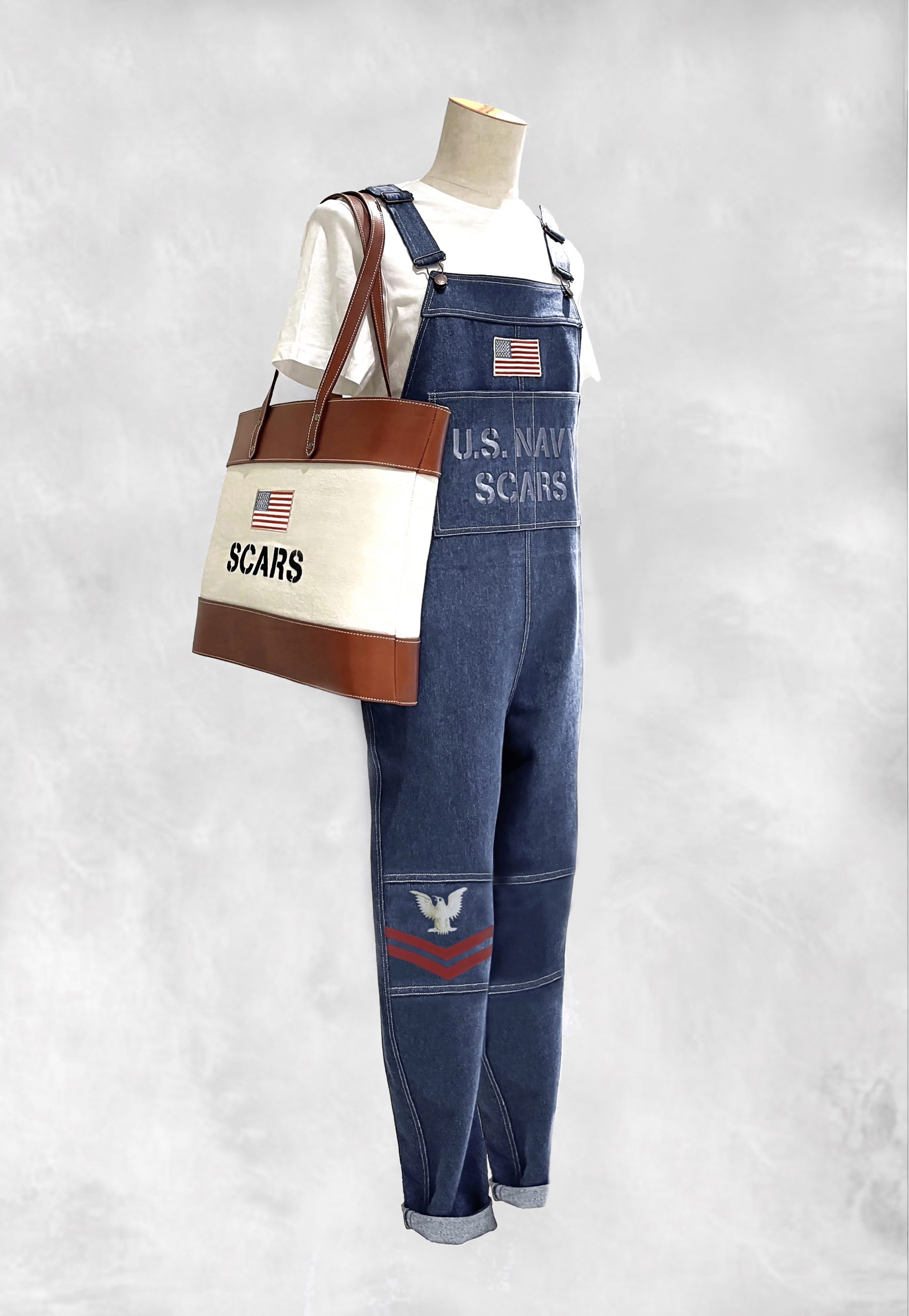PETO MILITAR HOMBRE US NAVY SCARS