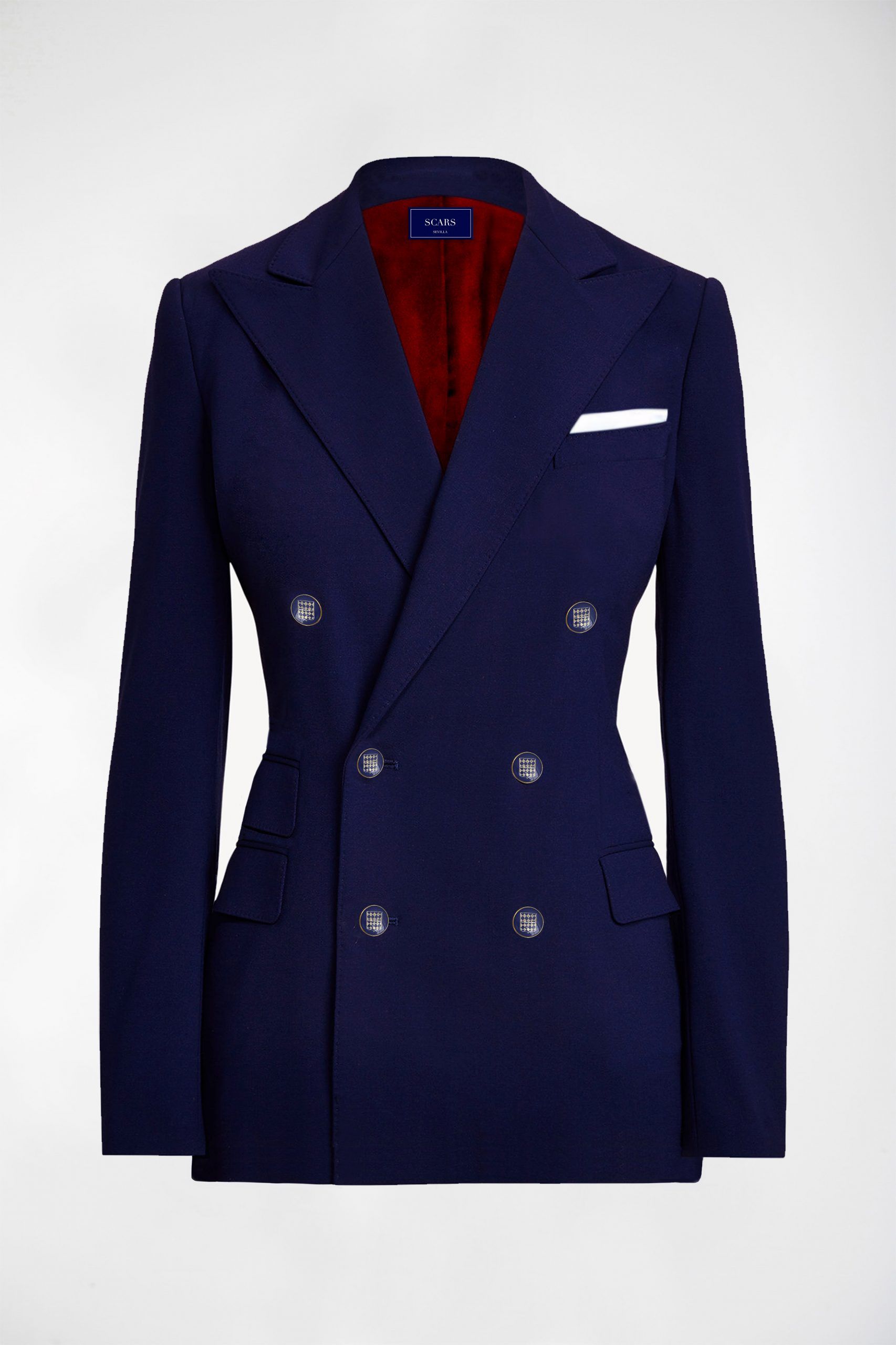 BLAZER MUJER BLUE SCARS